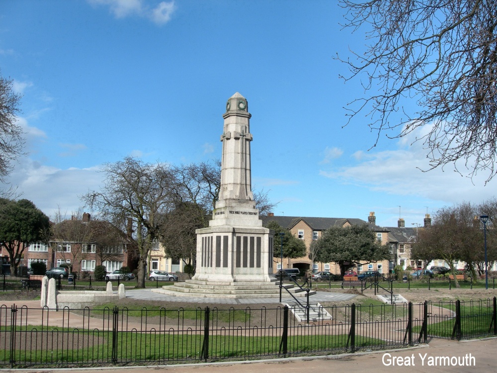 Great Yarmouth, War Memorial.