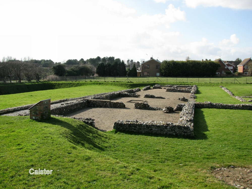 Caister - The remains of the old Roman Camp