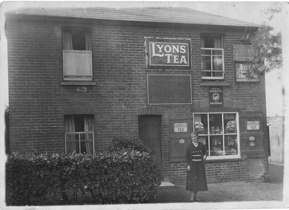 Photograph of Very old picture of famliy shop In Hedge End, Hampshire