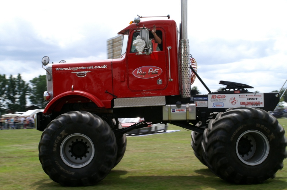 And thats a BIG truck.