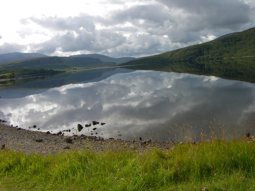 Photograph of Loch Assynt near Ardvrech Castle