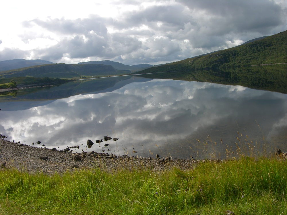 Loch Assynt near Ardvrech Castle photo by Marita Mersch