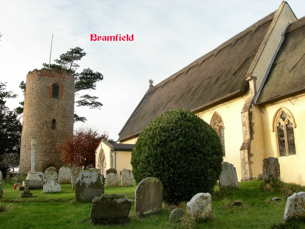 Photograph of Bramfield Church