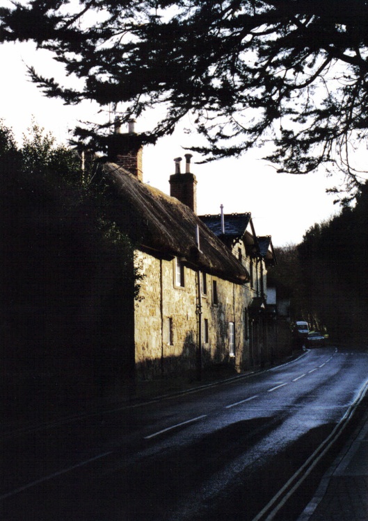 Just after it stopped raining.