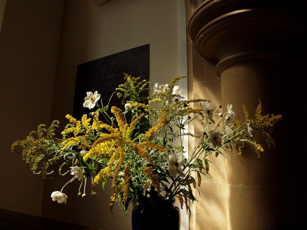 Church flowers, Parish Church, Ide Hill, Kent