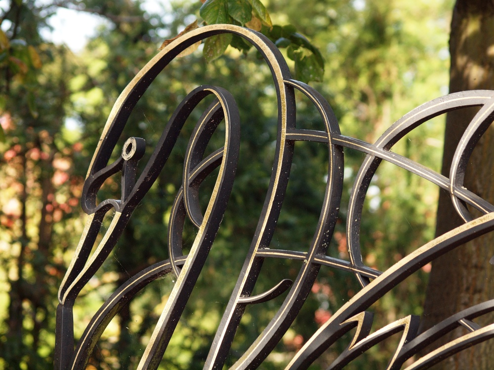 Back gate to St Hugh's College, Oxford.