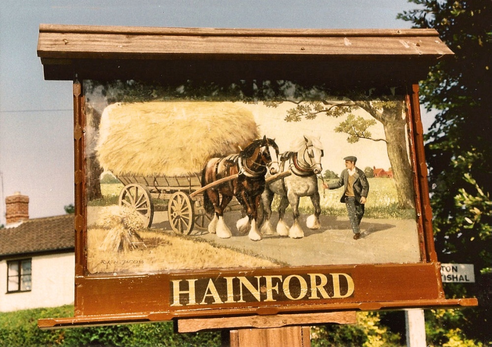 Village sign