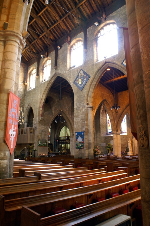 Inside the Church.