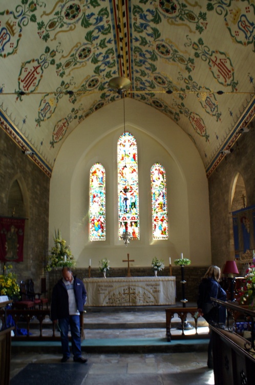 Just look at that ceiling.