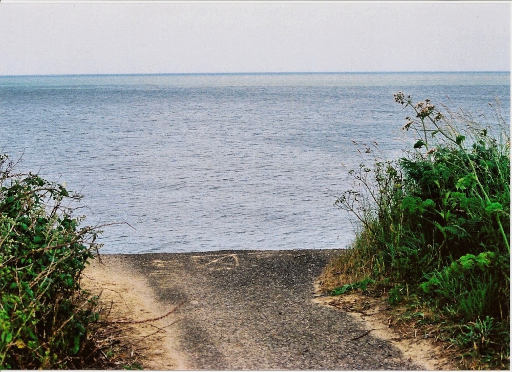 Roads End at Covehithe, the sea is encroaching fast.