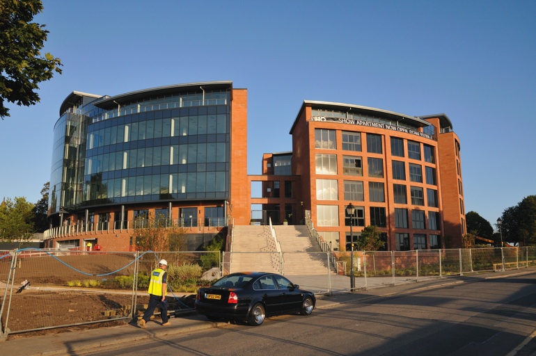 New office under construction - Chester September 2009