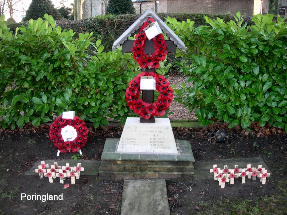 Poringland, War Memorial