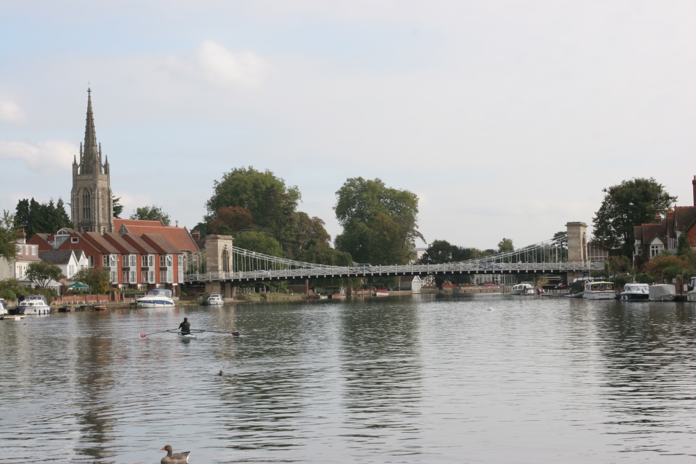The Suspension Bridge at Marlow