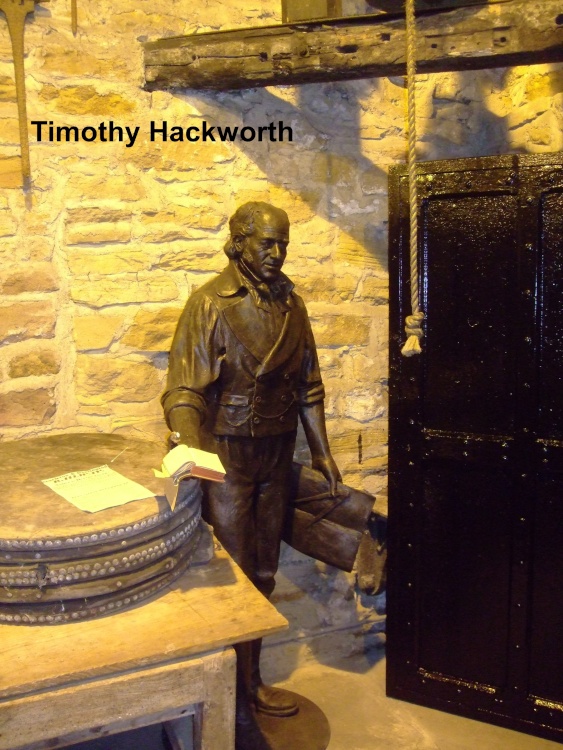 Shildon. Timothy Hackworth statue