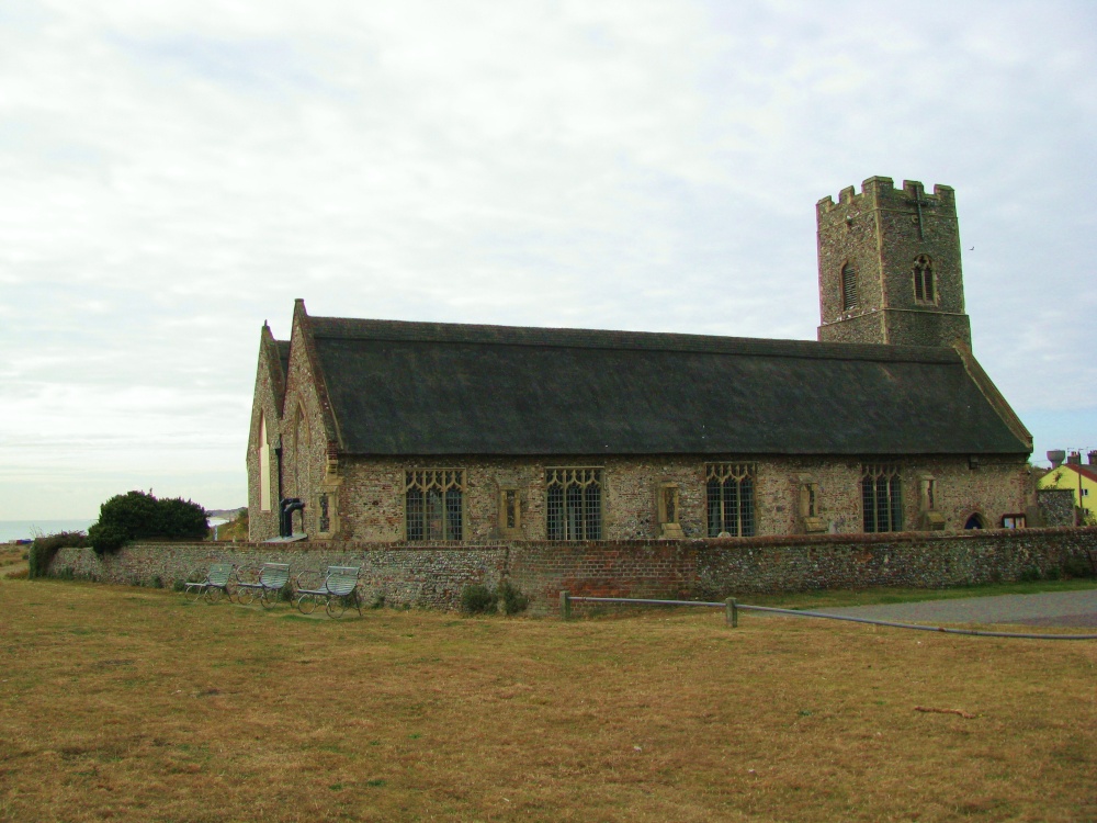 Pakefield Church back view.