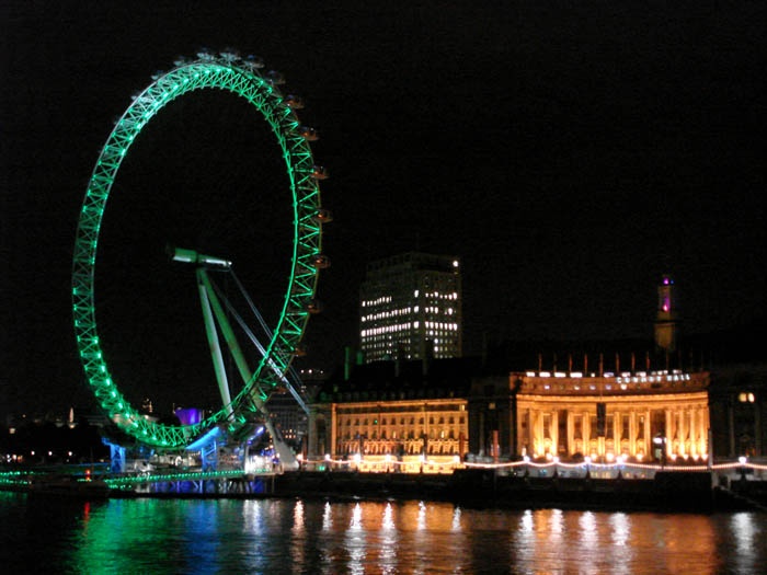 London Eye at night