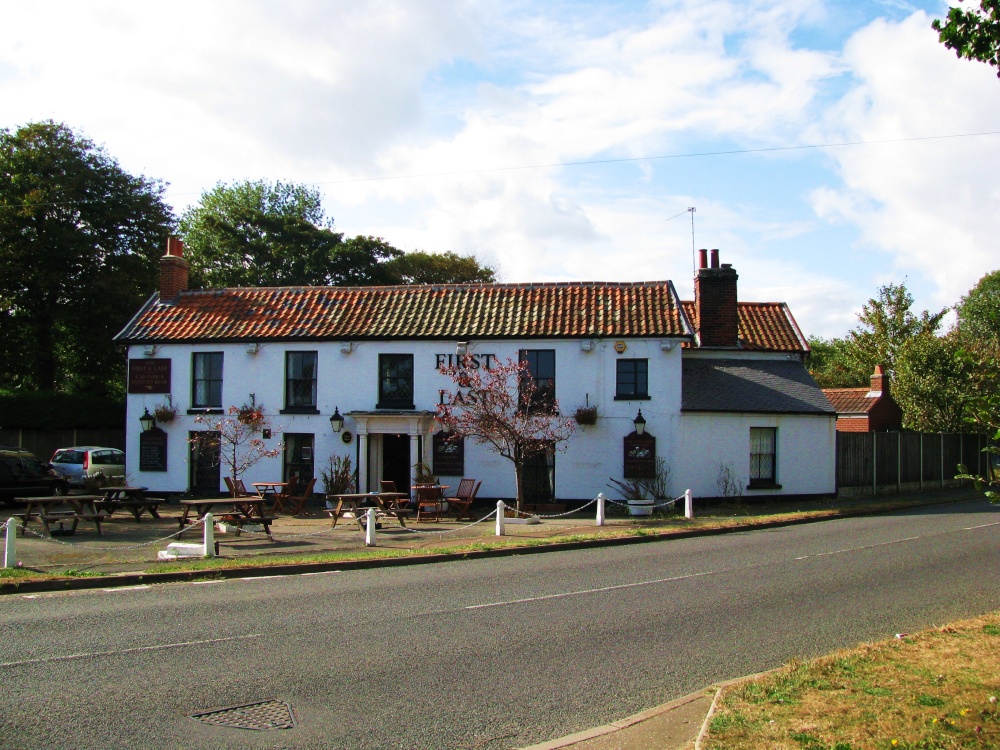 Photograph of The First and Last Pub.