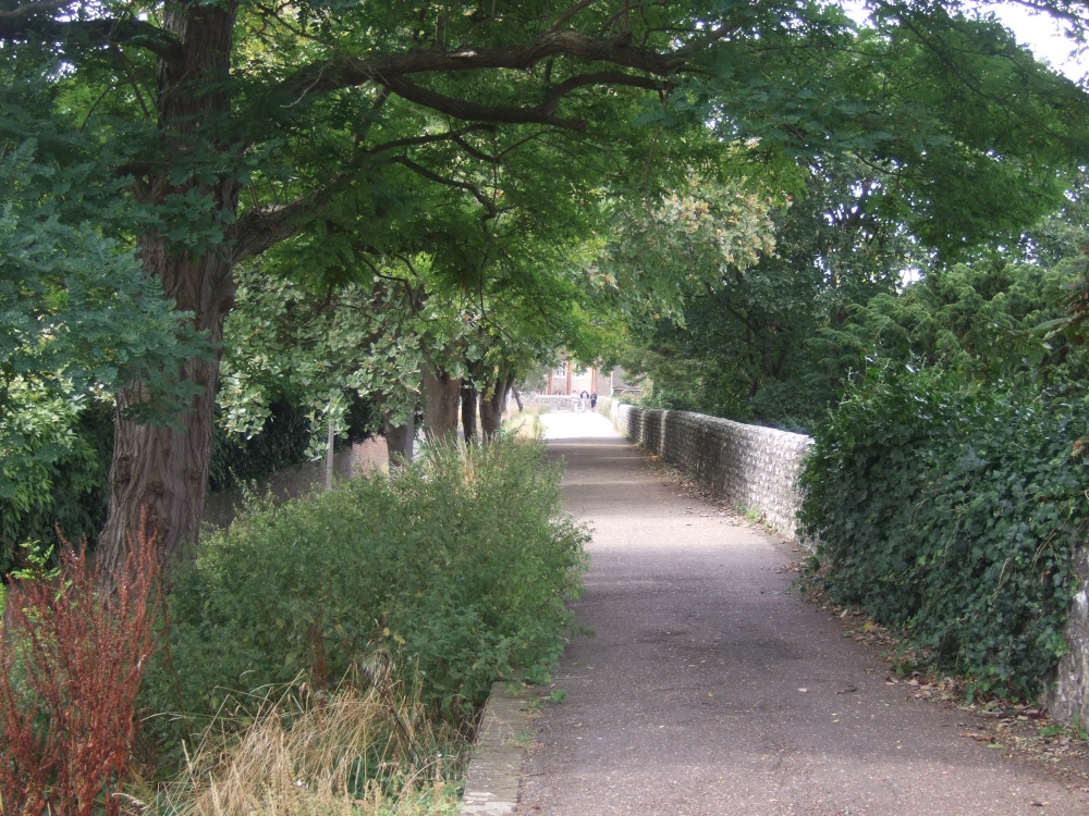 Along the town wall, Chichester