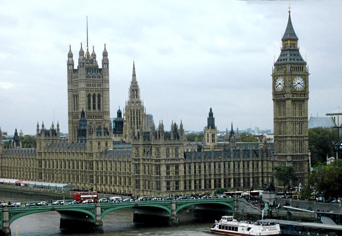 Parliament and Big Ben from London Eye