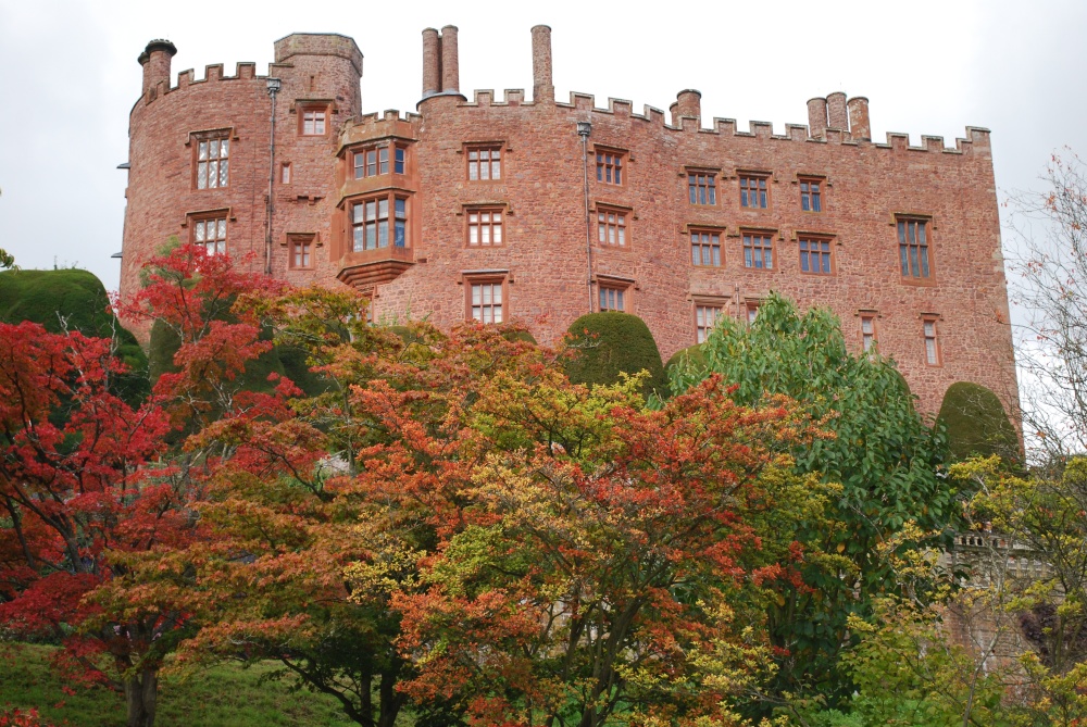 Powis Castle in Autumn