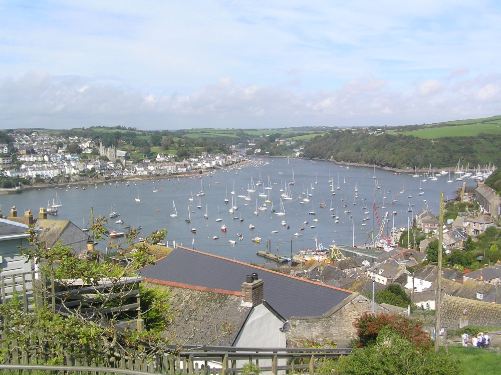Photograph of View from Polruan towards Fowey
