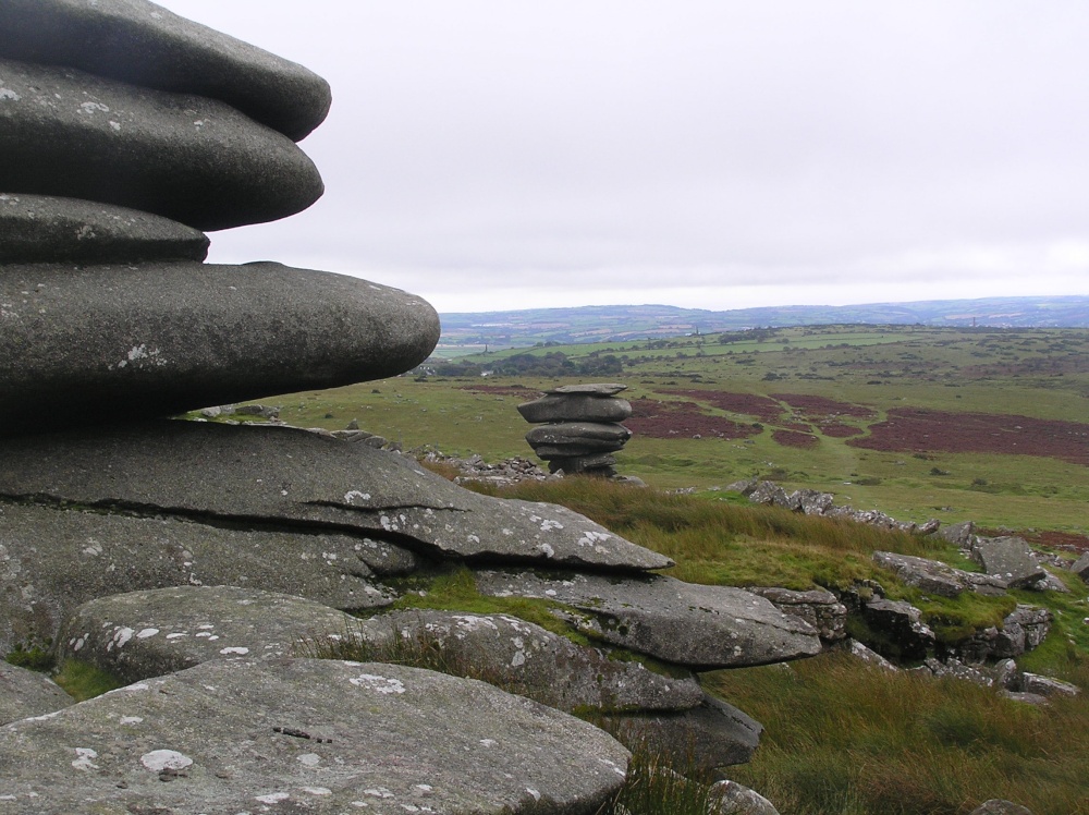 The Cheesewring on top of Bodmin Moor photo by Hilary Hoad