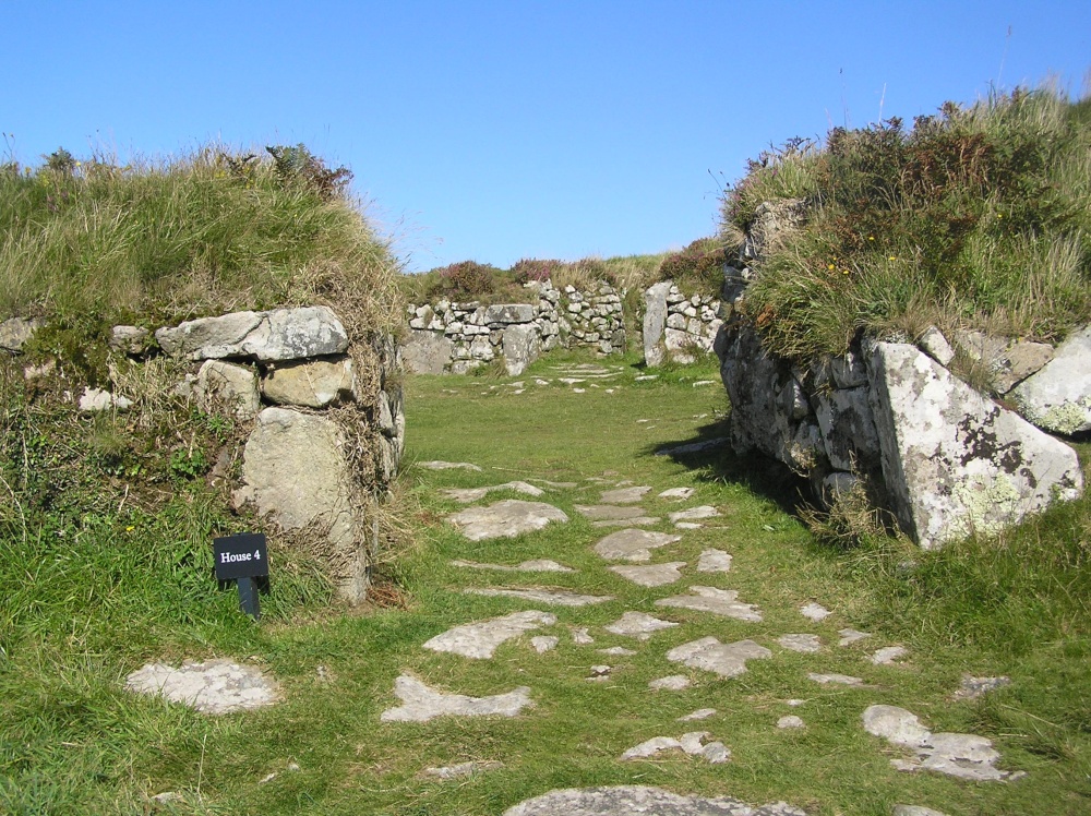 Chysauster Celtic village, west Cornwall