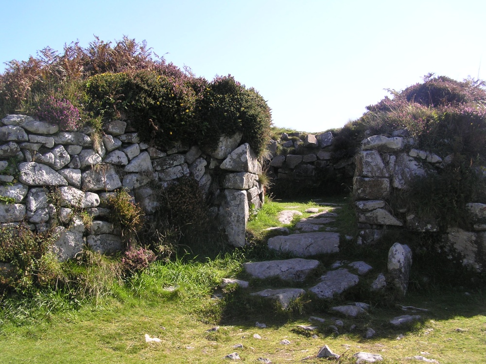 Chysauster Celtic village, west Cornwall