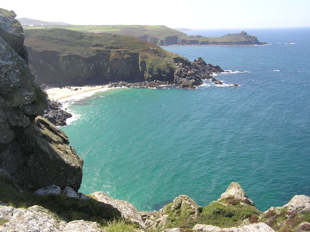 Photograph of Cliff view near Zennor on a gorgeous day