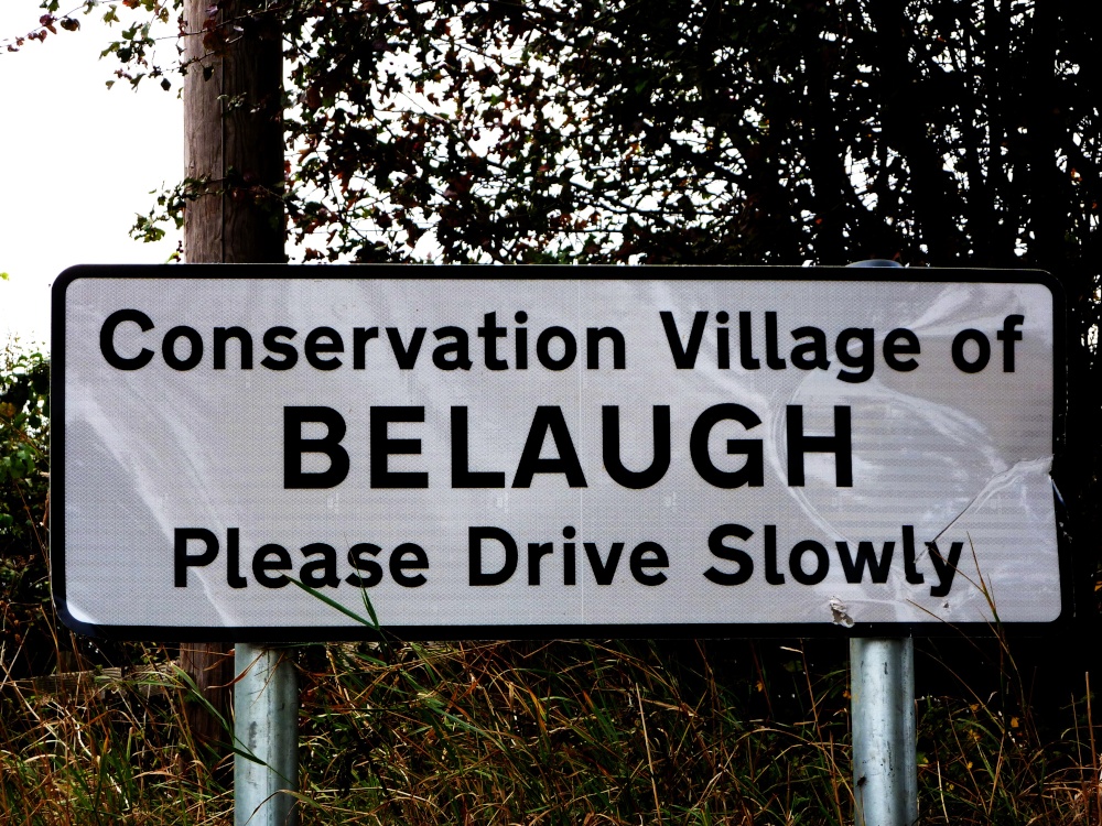 Photograph of Belaugh Sign