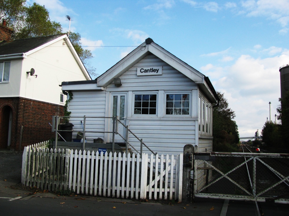 Photograph of Cantley Station.