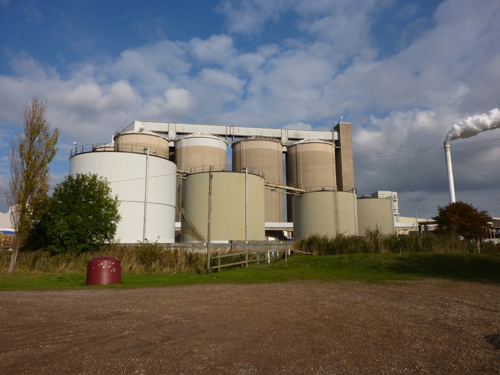 Photograph of Cantley Sugar Beet Factory.