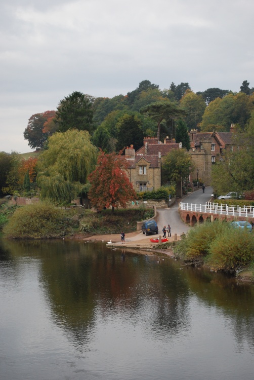View from the footbridge at Arley near Bewdley