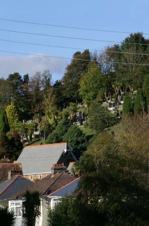 Mevagissey graveyard.