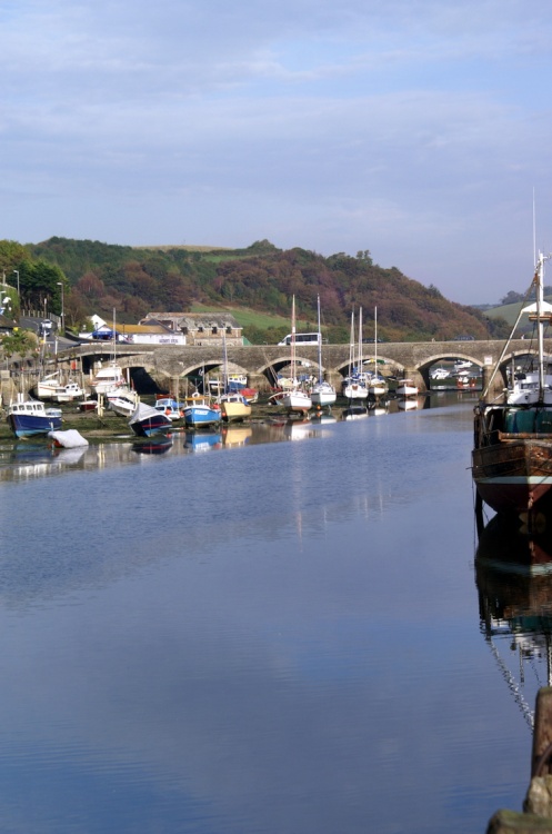 West Looe from a fishing boat.
