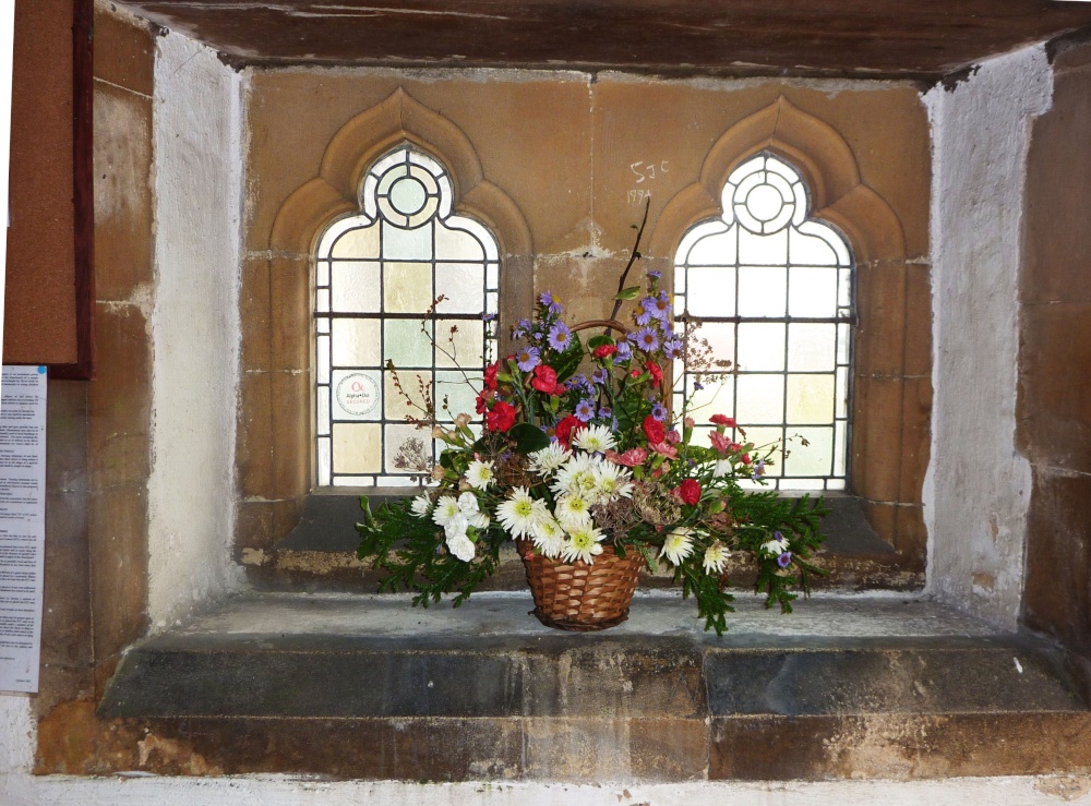 Photograph of Window and flowers