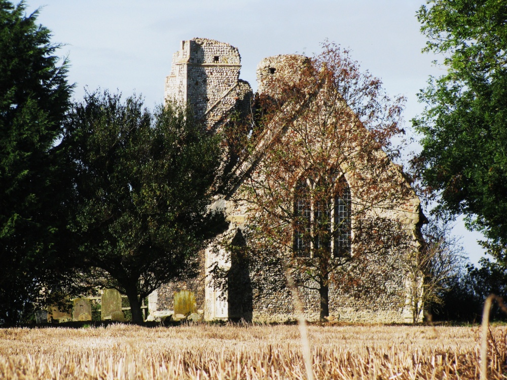 The ruins of Billockby Church also part of Fleggburgh