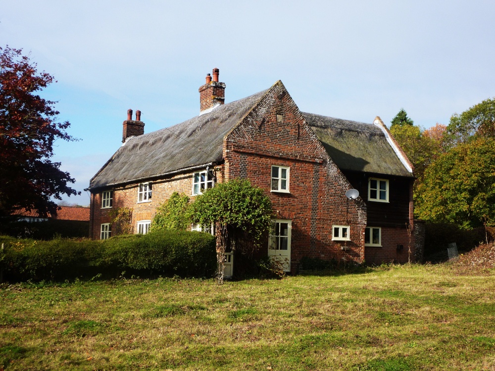 Thatched house near the former St. Peters Church.
