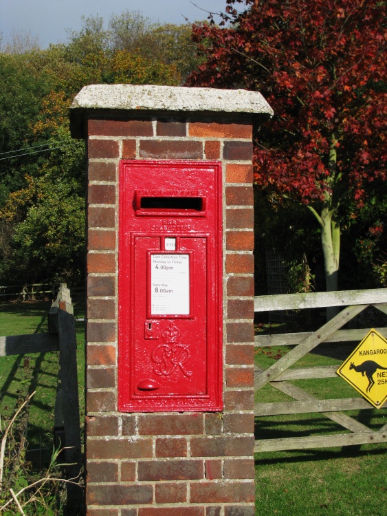 A GR postbox in the village