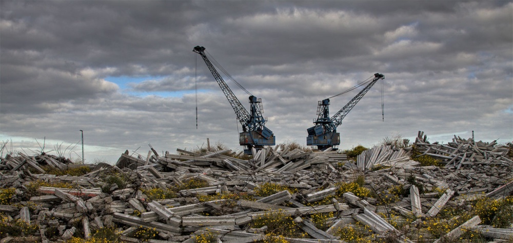 Photograph of Old cranes