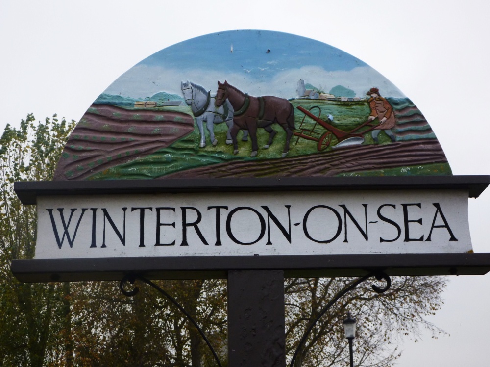 Village sign, the other side