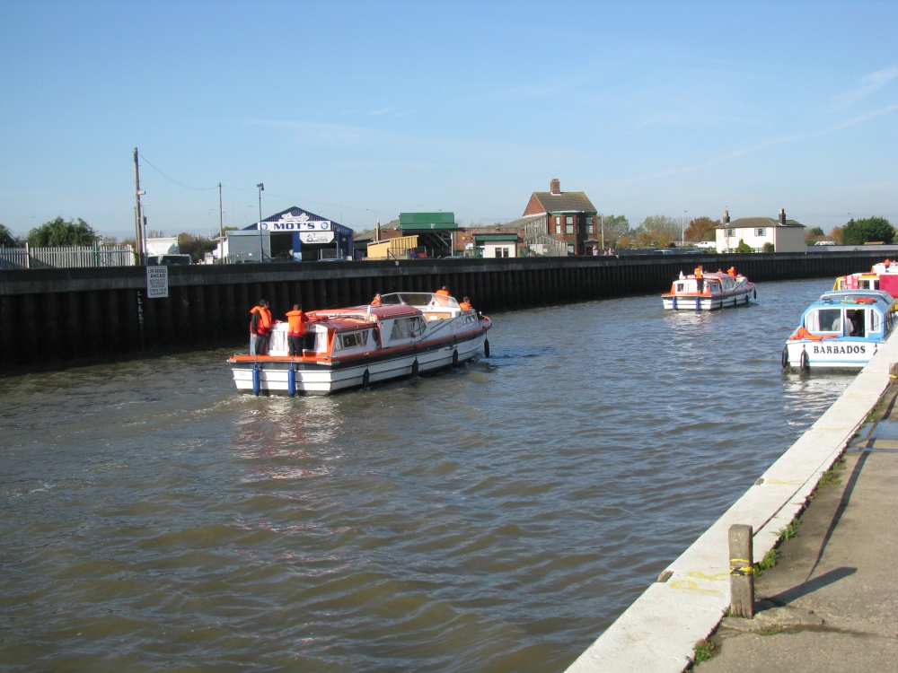 The River Yare from Great Yarmouth Bridge