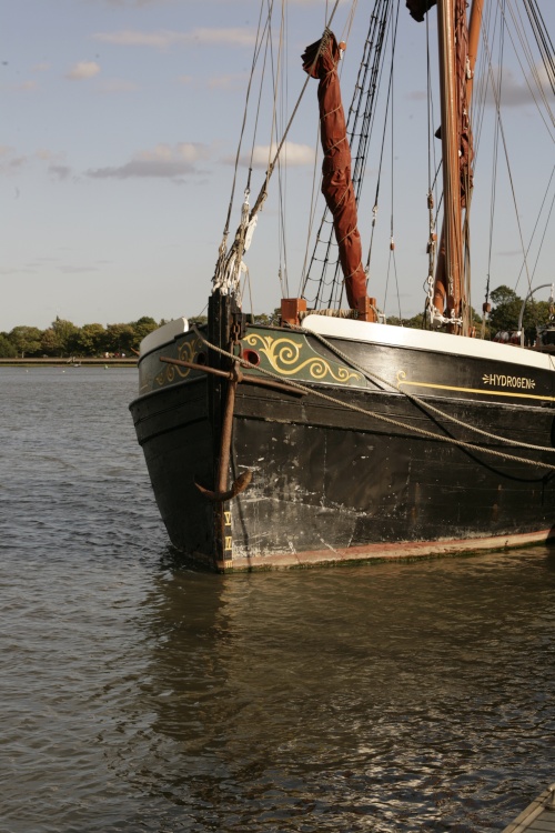 Barges on river Blackwater, Maldon, Essex