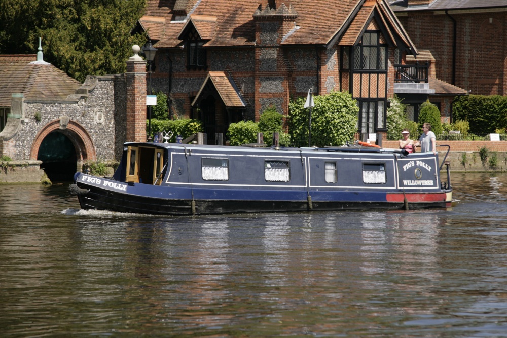 Barge on the River Thames