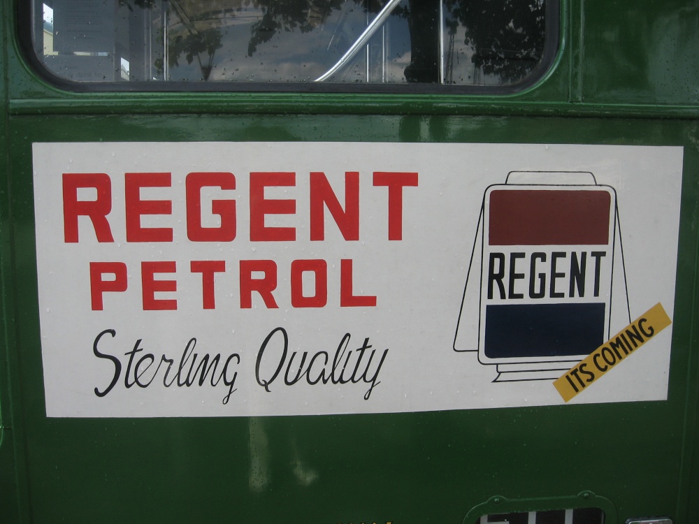Regent petrol advert