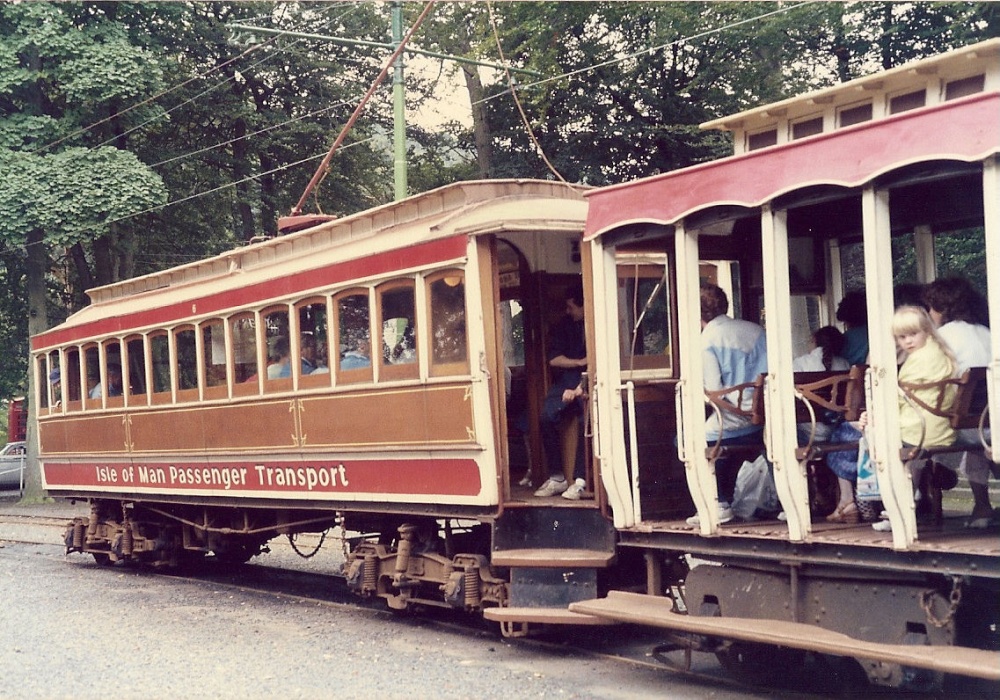 Photograph of Train at Laxey, Isle of Man