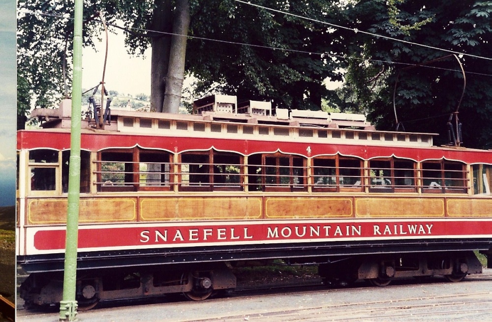 Photograph of Train at Laxey, Isle of Man