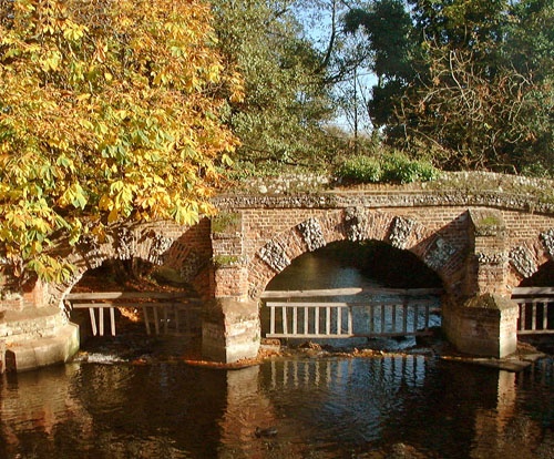 Old river barrier at Farningham, Kent