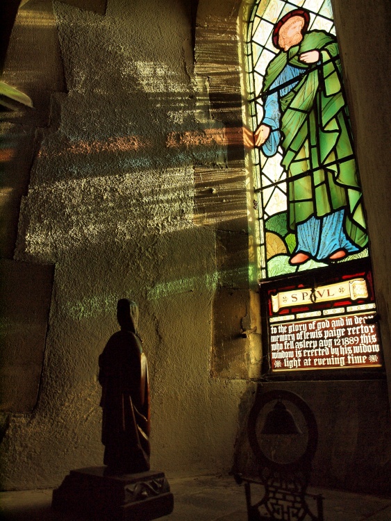 Stained glass window