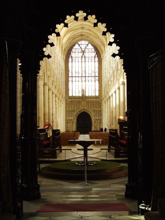 Inside Beverley Minster